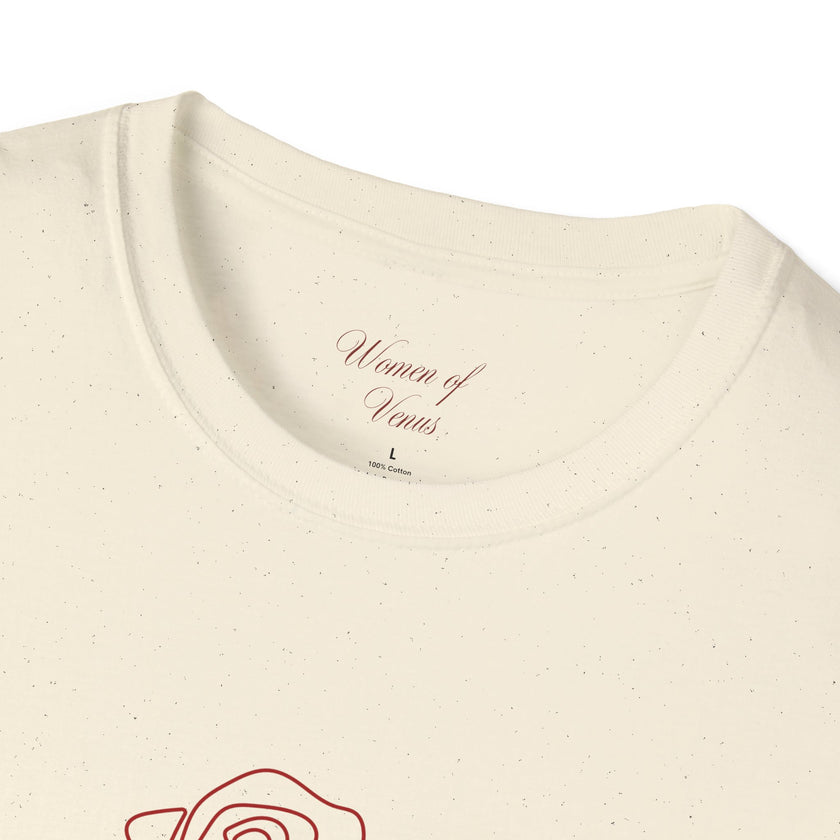 Minimalist Rose T-Shirt – Feminine Botanical Graphic Tee