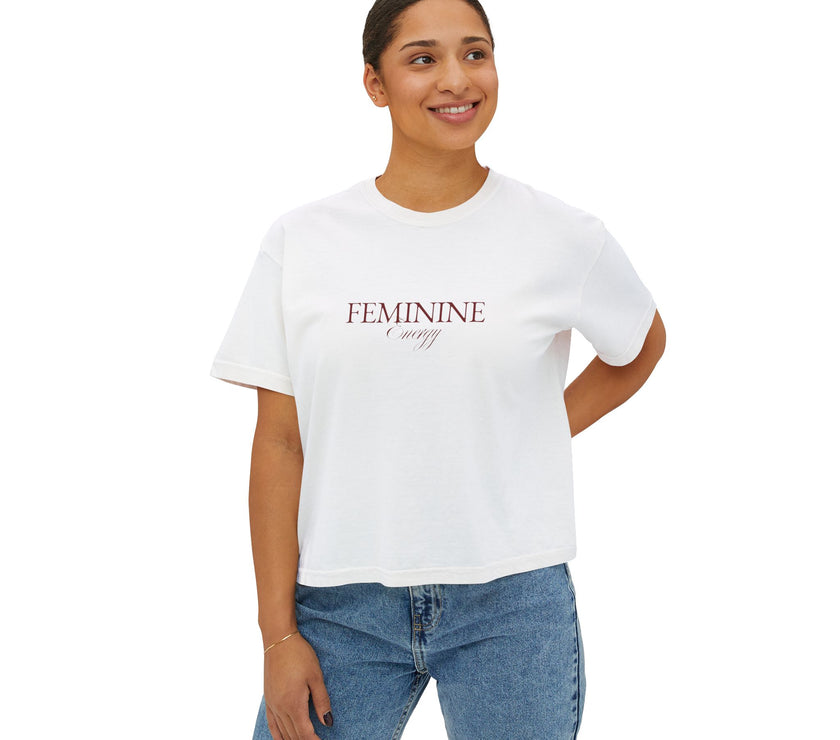 Feminine Energy Women's Boxy Tee