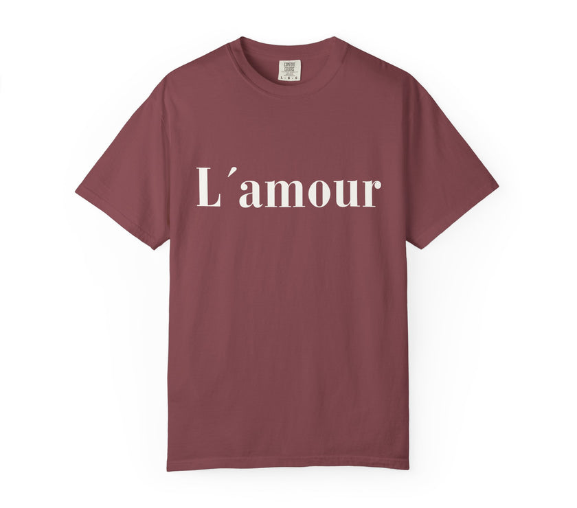 L’amour T-Shirt – French Minimalist  Cotton Tee