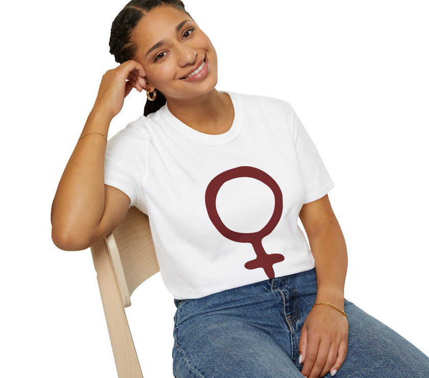 Feminine Symbol T-Shirt – Minimalist Women’s Empowerment Tee