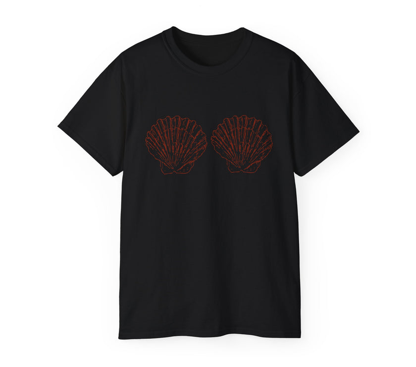 Unisex Cotton Tee - Aphrodite Divine Feminine Shell
