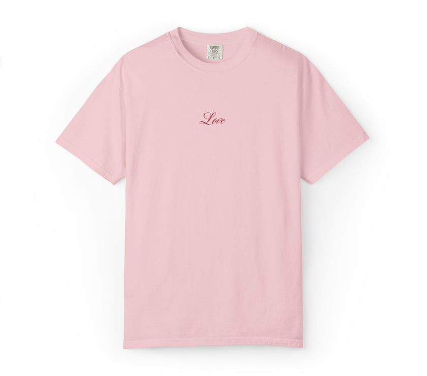 Embroidered Love t-shirt - 100% cotton