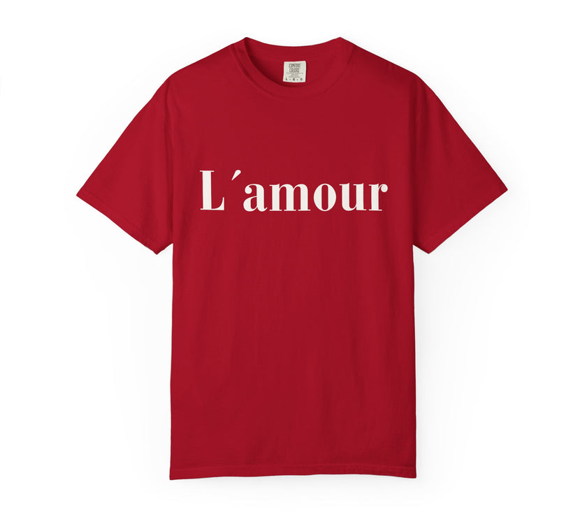 L’amour T-Shirt – French Minimalist  Cotton Tee