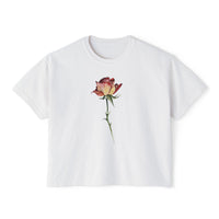 The Rose Tee - Cropped Boxy tee