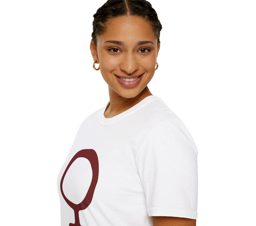 Feminine Symbol T-Shirt – Minimalist Women’s Empowerment Tee