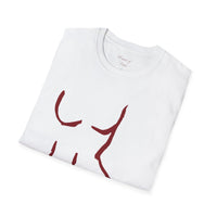 Female Body Outline T-Shirt - Softstyle