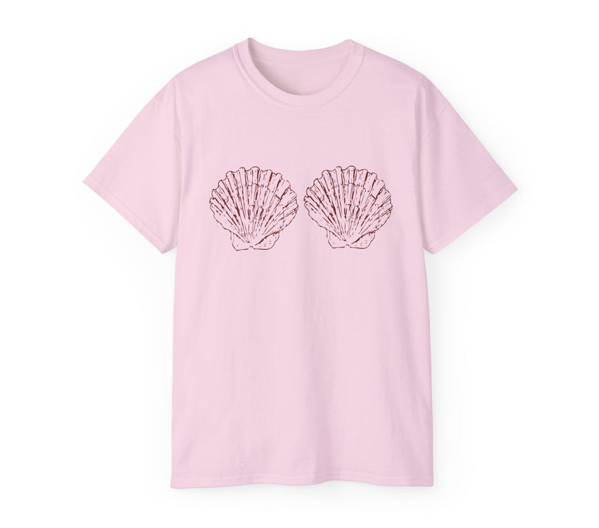 Unisex Cotton Tee - Aphrodite Divine Feminine Shell