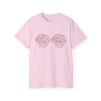 Unisex Cotton Tee - Aphrodite Divine Feminine Shell