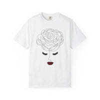 The Rose of Venus Tee – Feminine Line Art T-Shirt