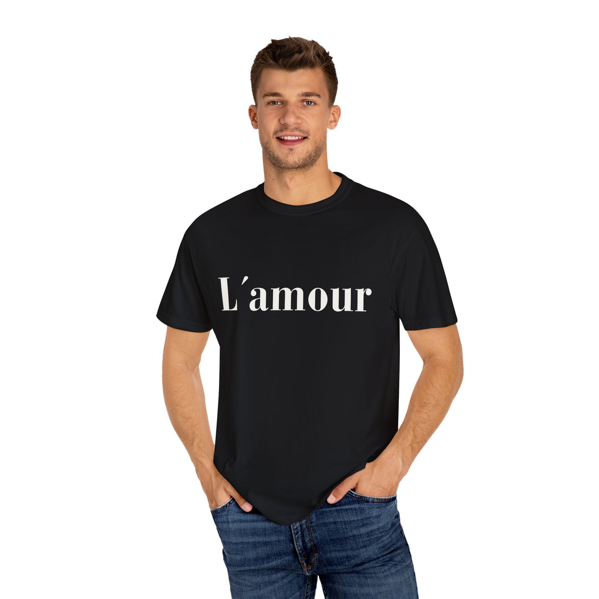 L’amour T-Shirt – French Minimalist  Cotton Tee