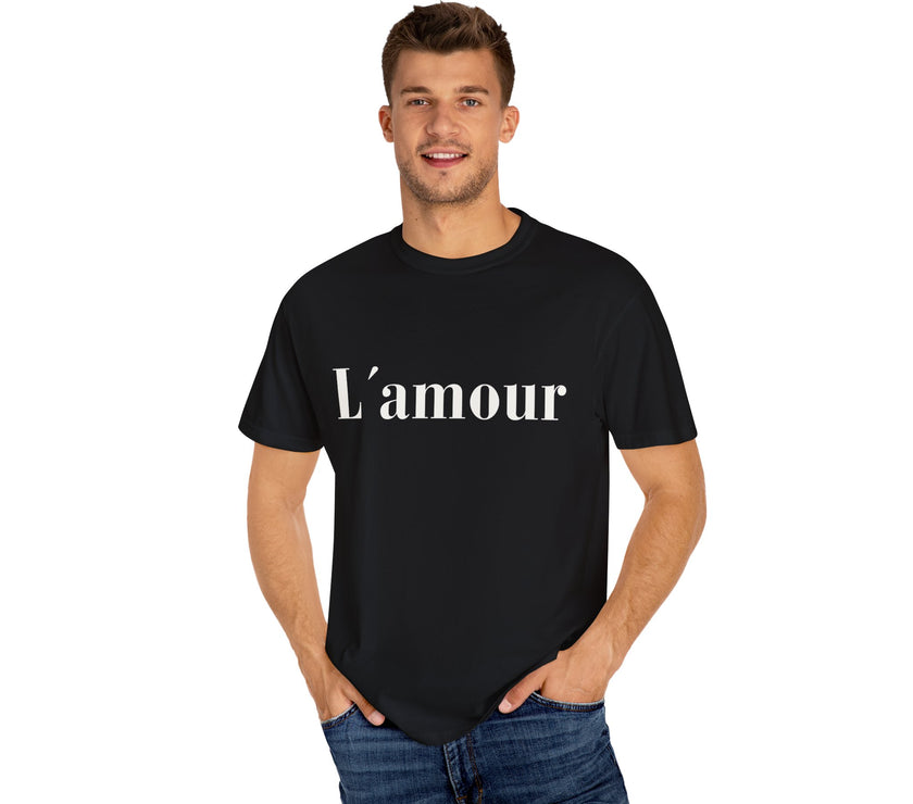 L’amour T-Shirt – French Minimalist  Cotton Tee