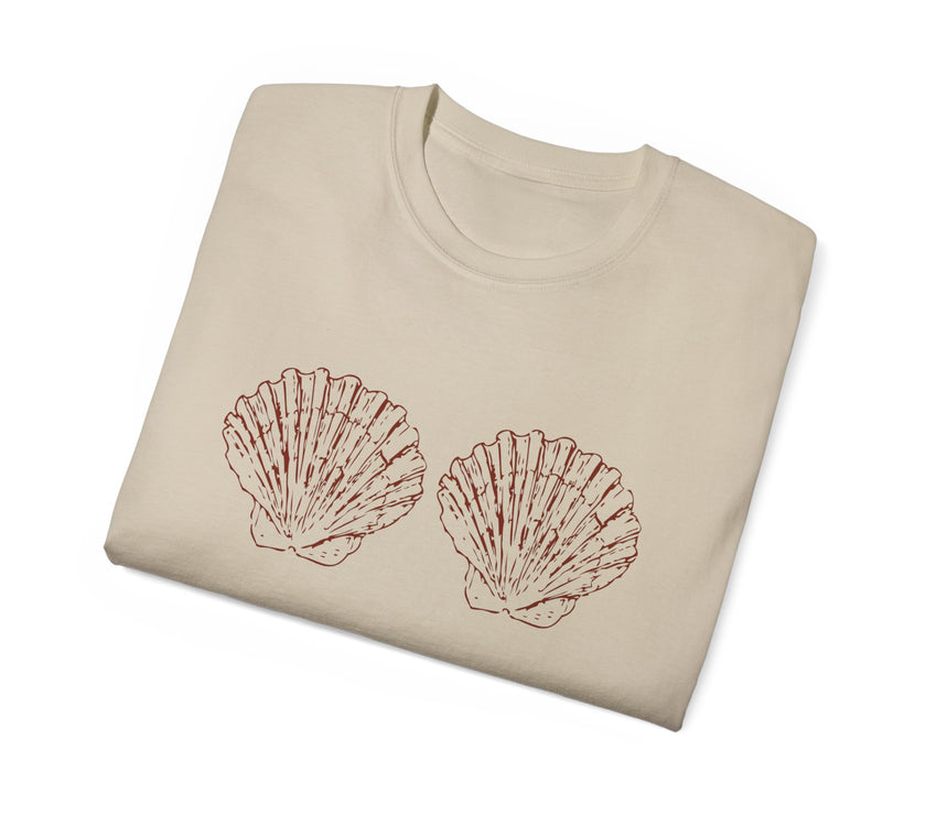 Unisex Cotton Tee - Aphrodite Divine Feminine Shell
