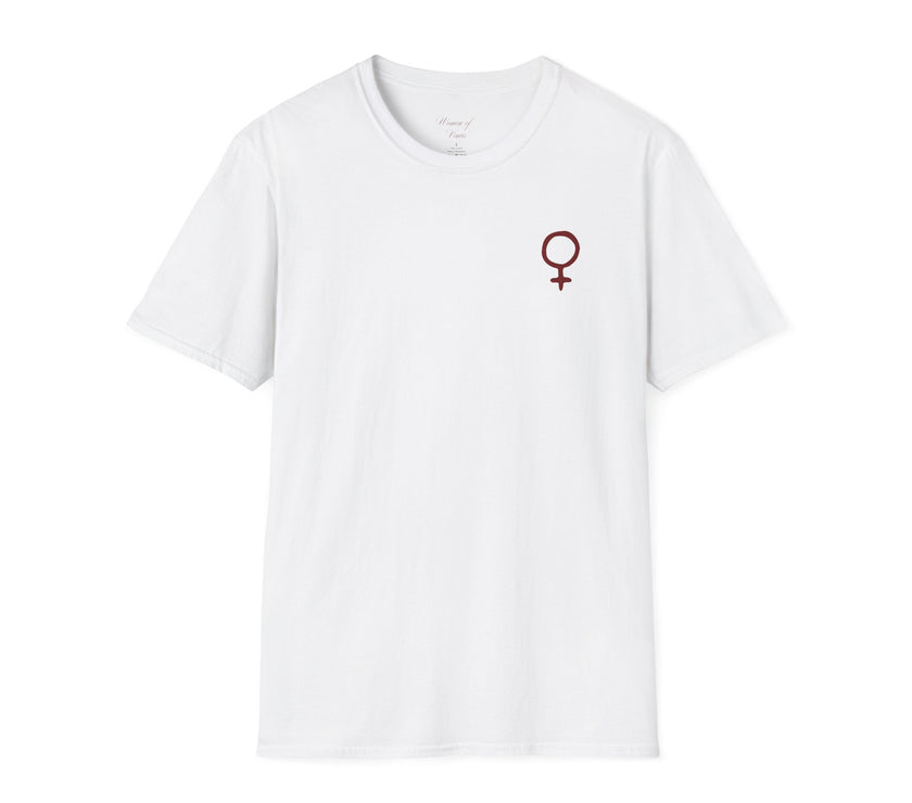 Minimal Female Symbol T-Shirt – Subtle Feminist Empowerment Tee