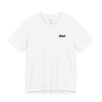Embroidered Oui Tee