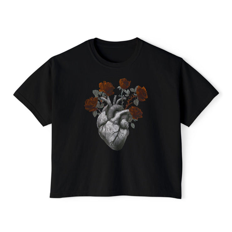 Blooming Heart Boxy Tee