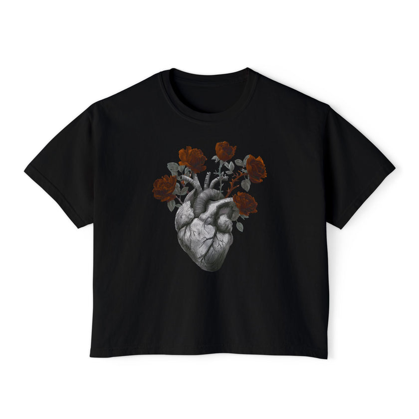 Blooming Heart Boxy Tee