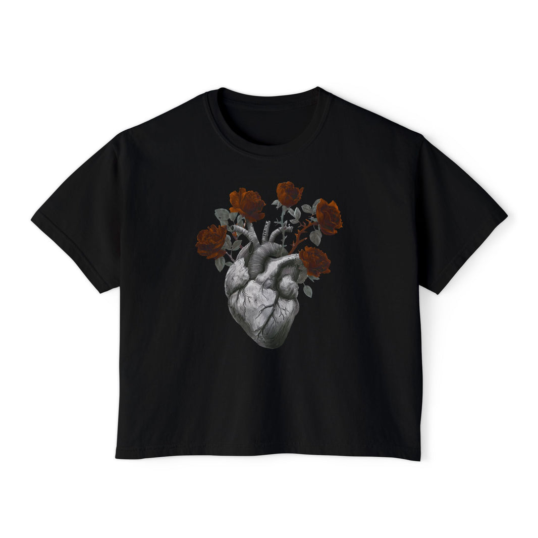 Blooming Heart Boxy Tee