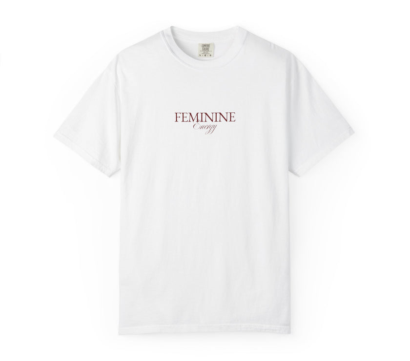 Feminine Energy Tee – Minimalist Cotton T-Shirt