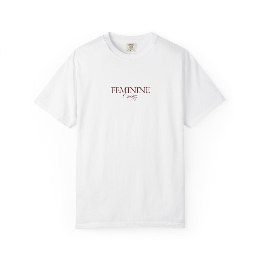 Feminine Energy Tee – Minimalist Cotton T-Shirt