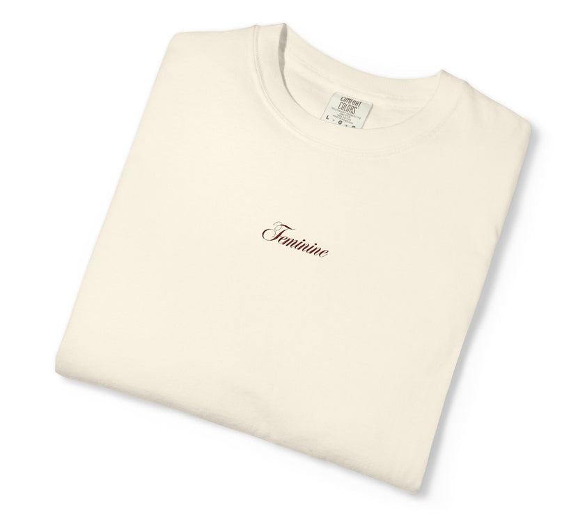 Embroidered Feminine Tee