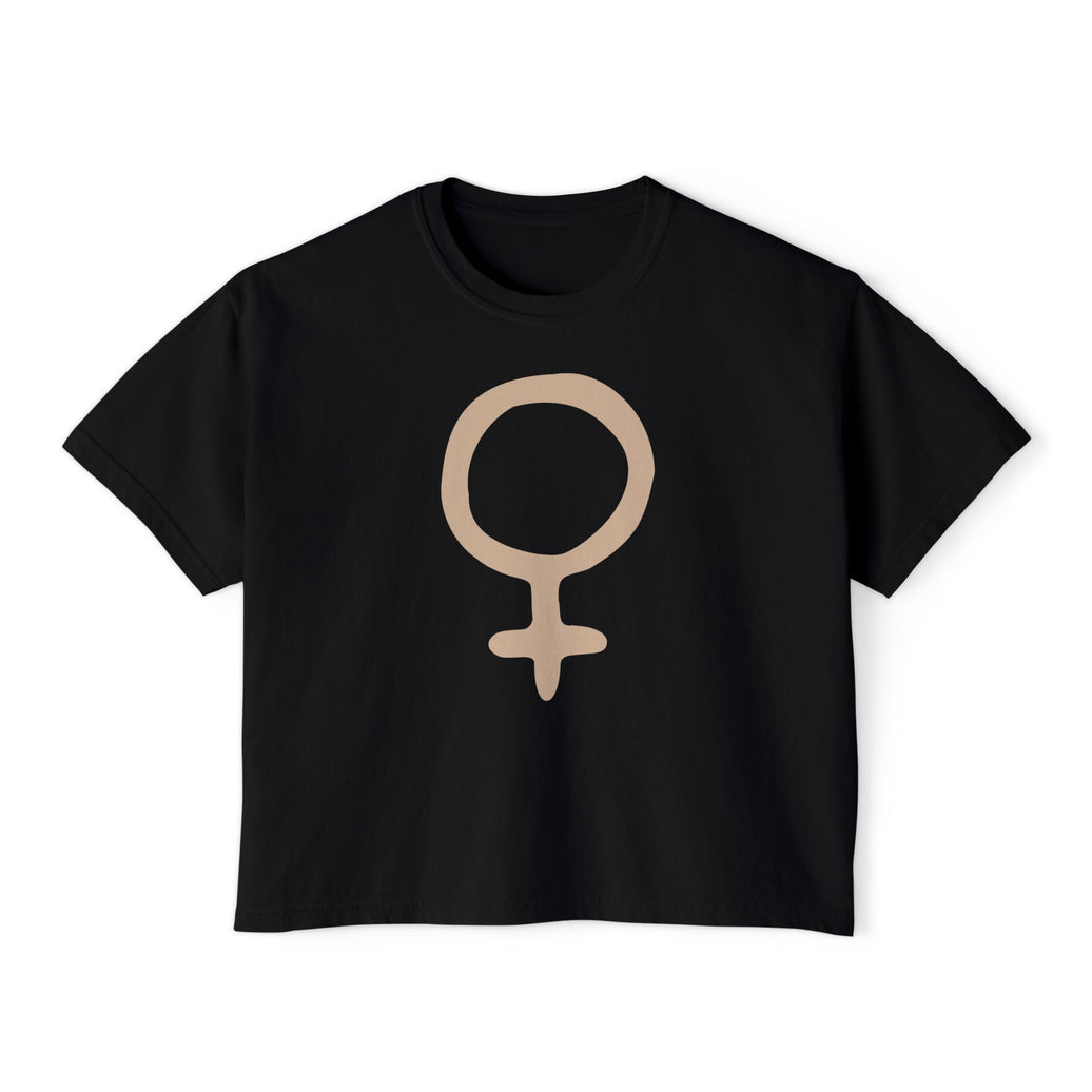 Feminine Symbol Cropped Tee