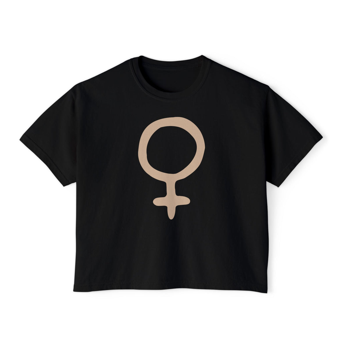 Feminine Symbol Cropped Tee