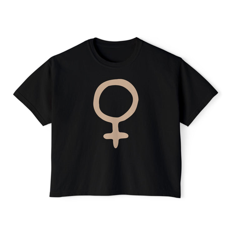 Feminine Symbol Cropped Tee