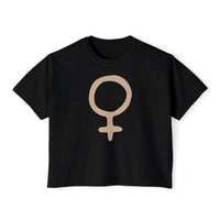 Feminine Symbol Cropped Tee