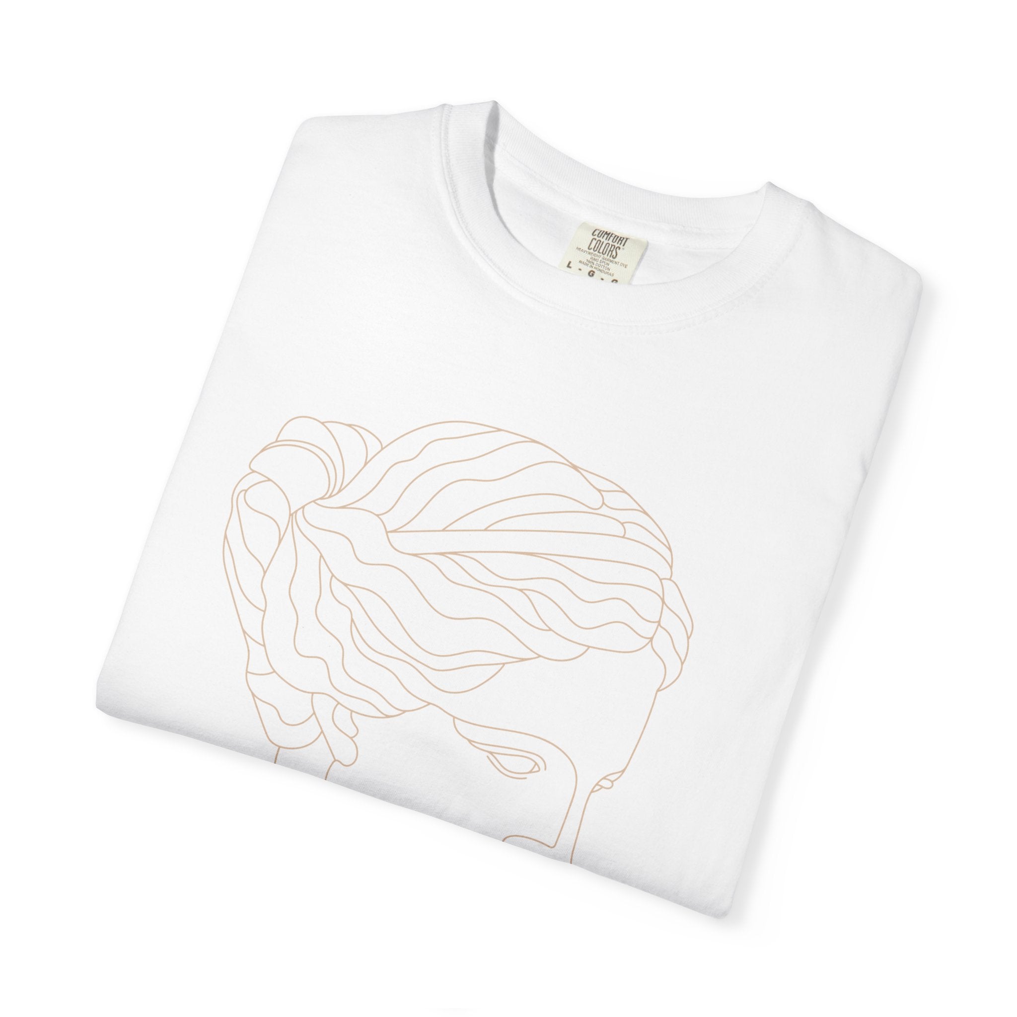 Goddess Line Art T-Shirt – Feminine Minimalist Graphic Tee