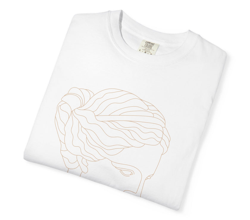 Goddess Line Art T-Shirt – Feminine Minimalist Graphic Tee