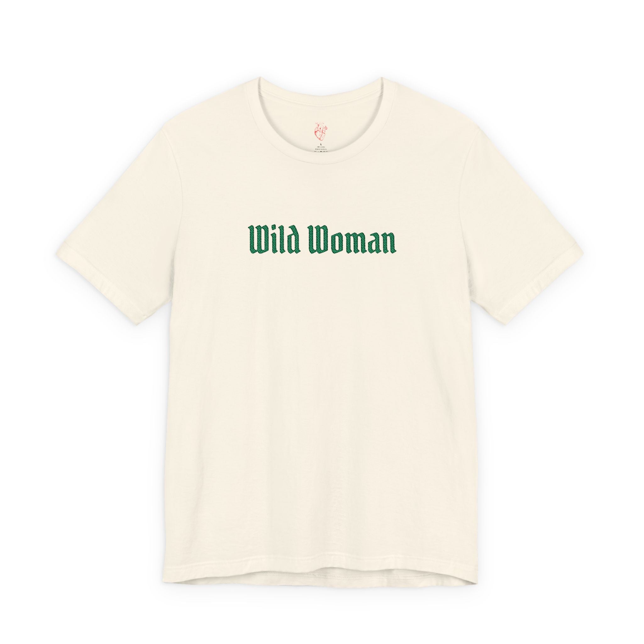 Embroidered Wild Woman Tee