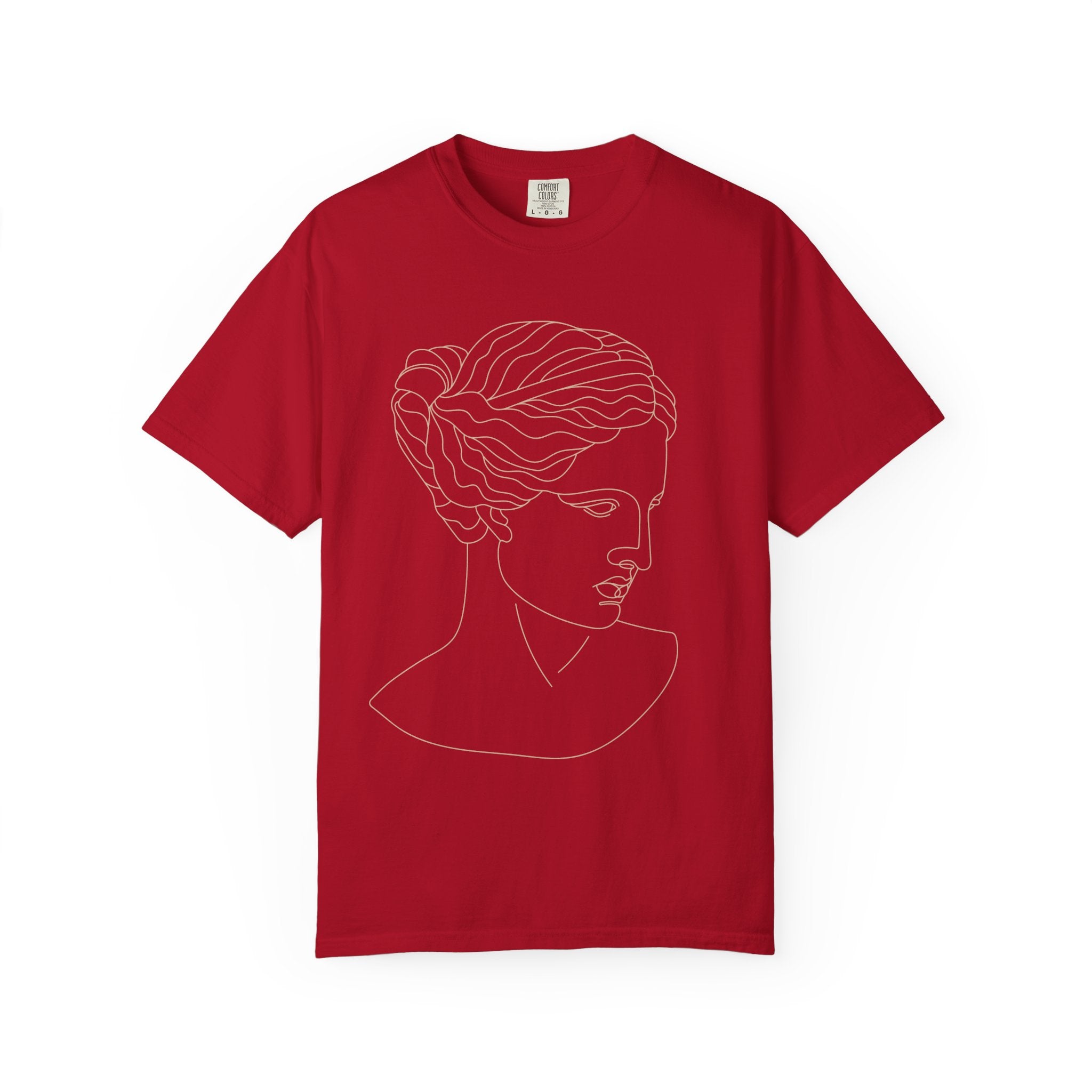 Goddess Line Art T-Shirt – Feminine Minimalist Graphic Tee
