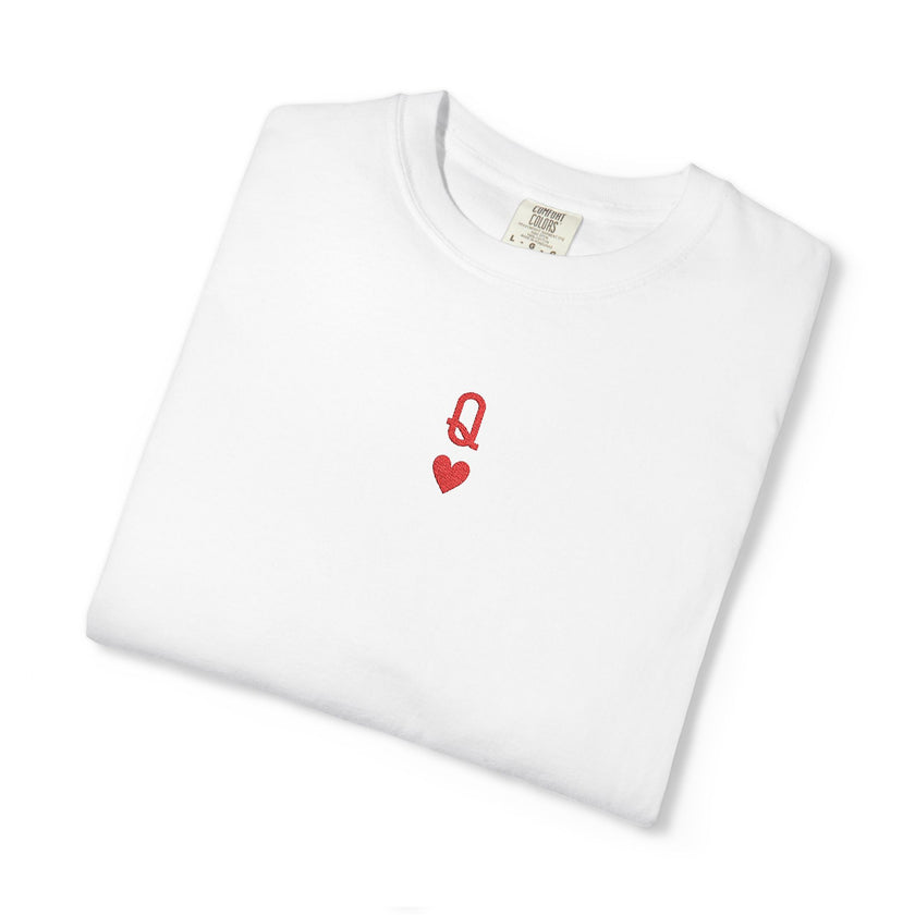Embroidered Queen of Hearts T-shirt