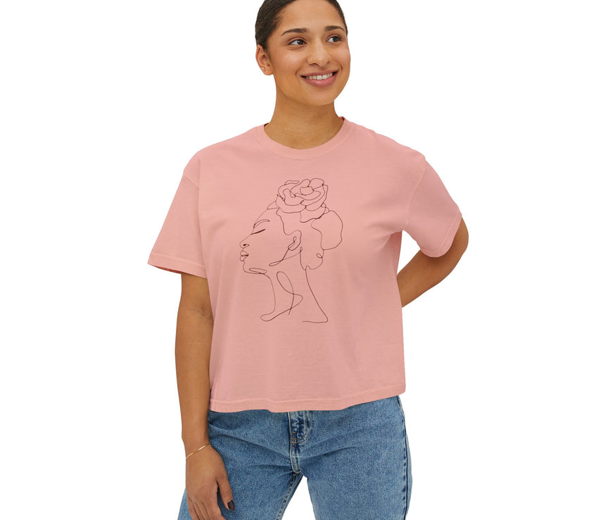 The Rebel Tee- Cropped empowerment tee