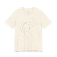 Minimal Line Art Woman Graphic Tee