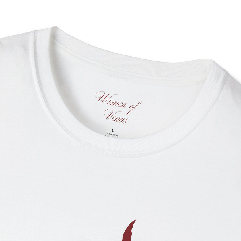 Female Body Outline T-Shirt - Softstyle