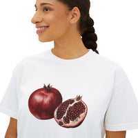 Pomegranate Boxy Tee