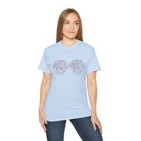 Unisex Cotton Tee - Aphrodite Divine Feminine Shell