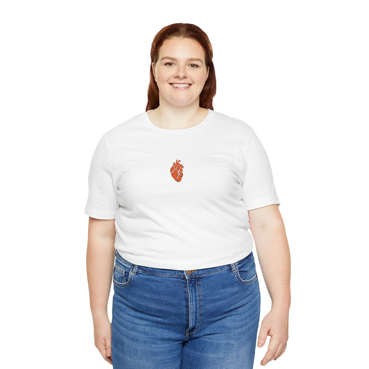 Embroidered Heart Tee