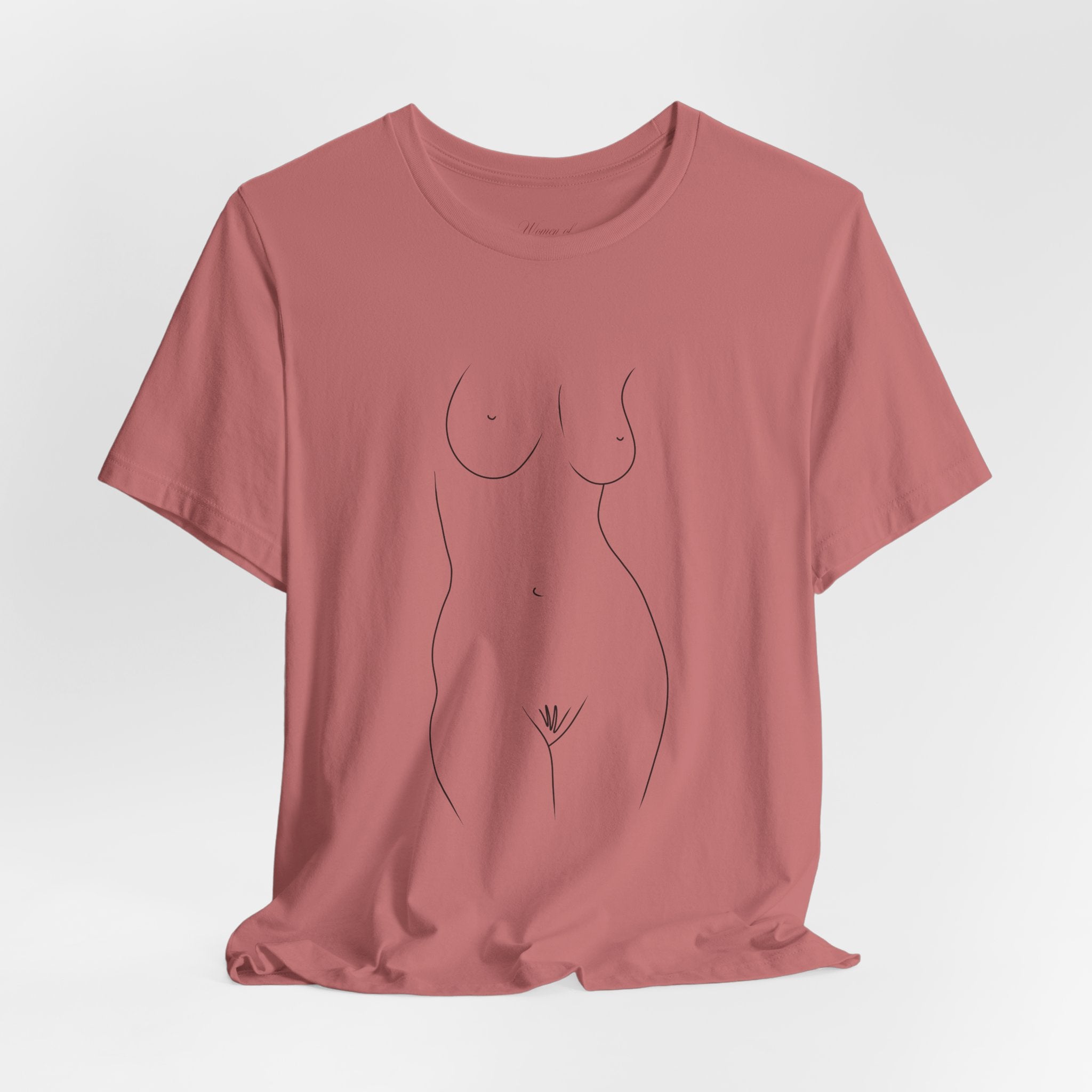 Nude Outline Graphic Tee