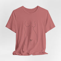 Nude Outline Graphic Tee