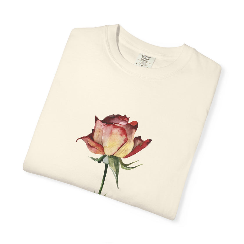 Faded Rose Tee – Vintage Feminine Graphic T-Shirt | Women of Venus
