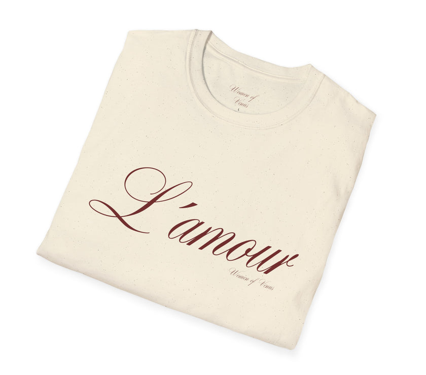 L’amour Tee | French-Inspired Romantic Graphic T-Shirt