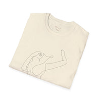 The Muse Tee – Unapologetically Feminine Line Art T-Shirt