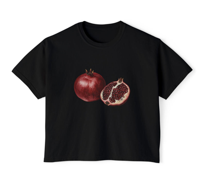 Pomegranate Boxy Tee