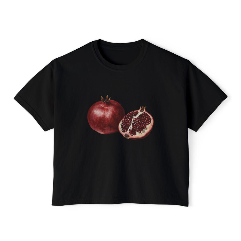 Pomegranate Boxy Tee
