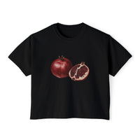 Pomegranate Boxy Tee