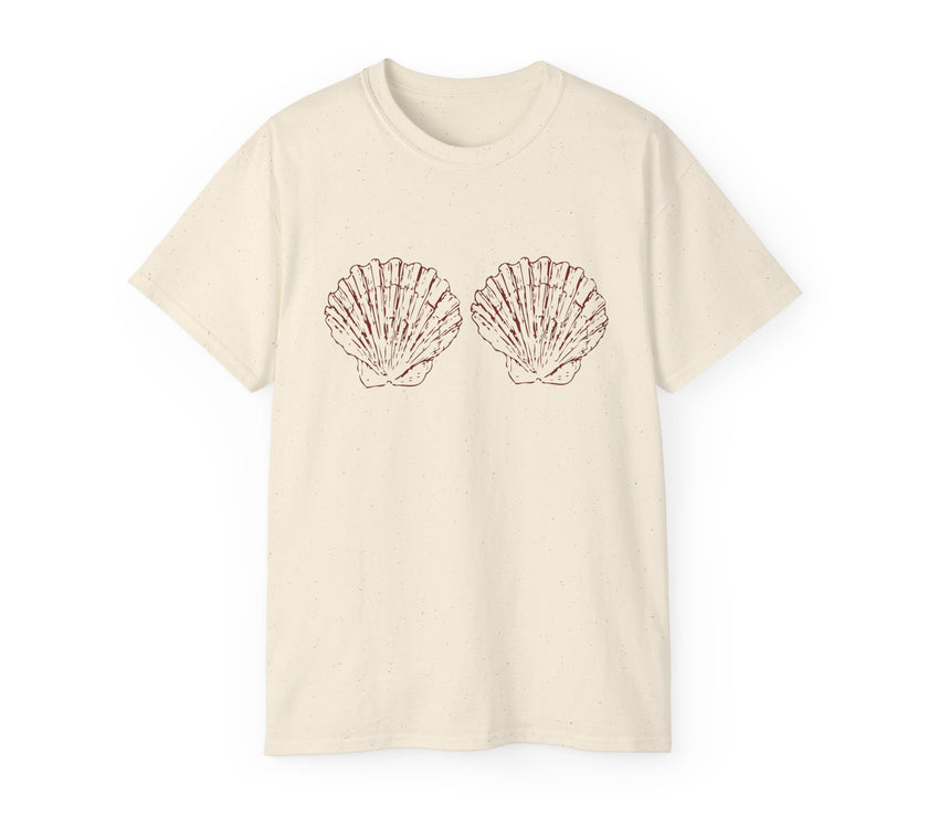 Unisex Cotton Tee - Aphrodite Divine Feminine Shell