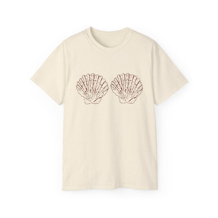 Unisex Cotton Tee - Aphrodite Divine Feminine Shell