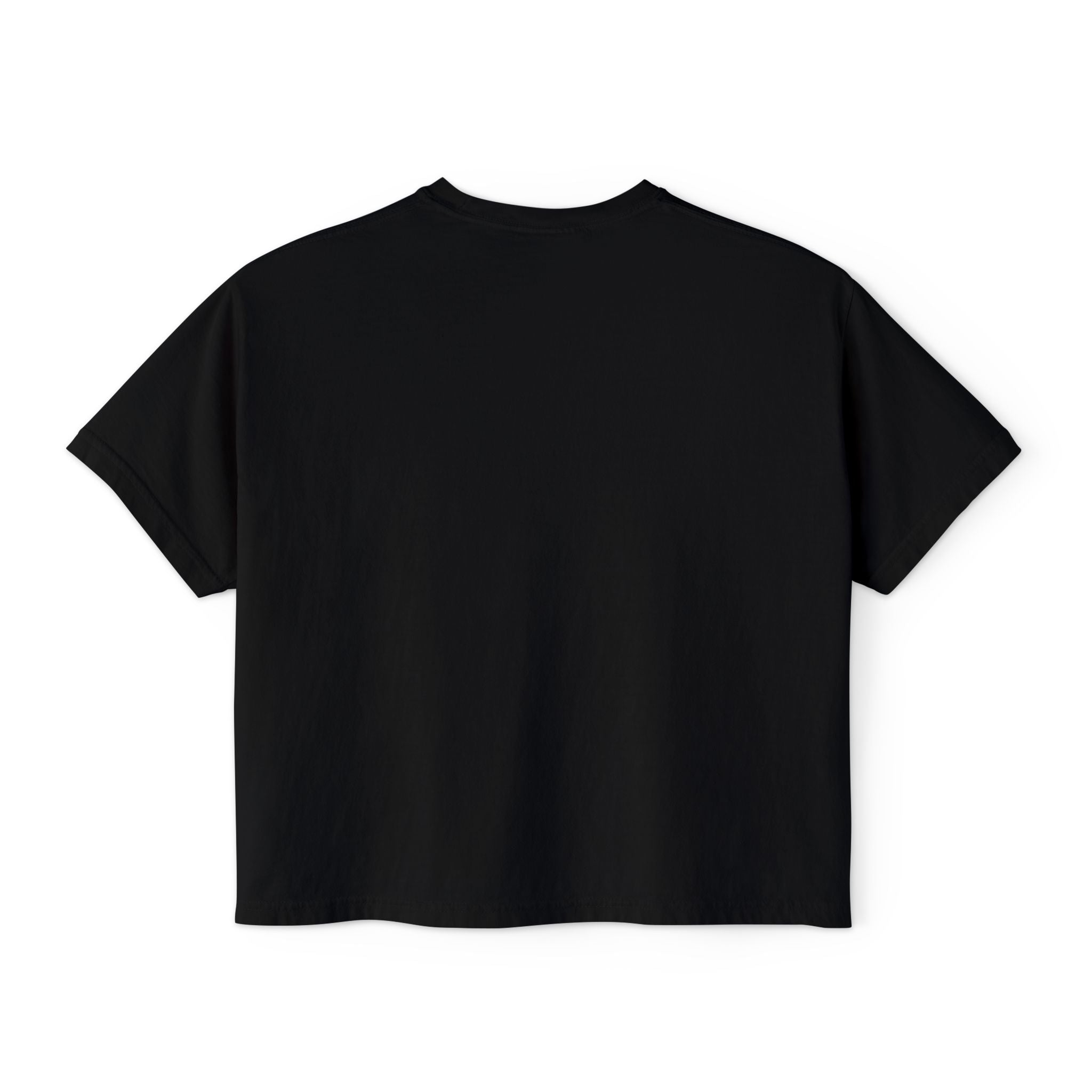 The Lover Cropped Tee – Minimalist Romantic T-Shirt in Black